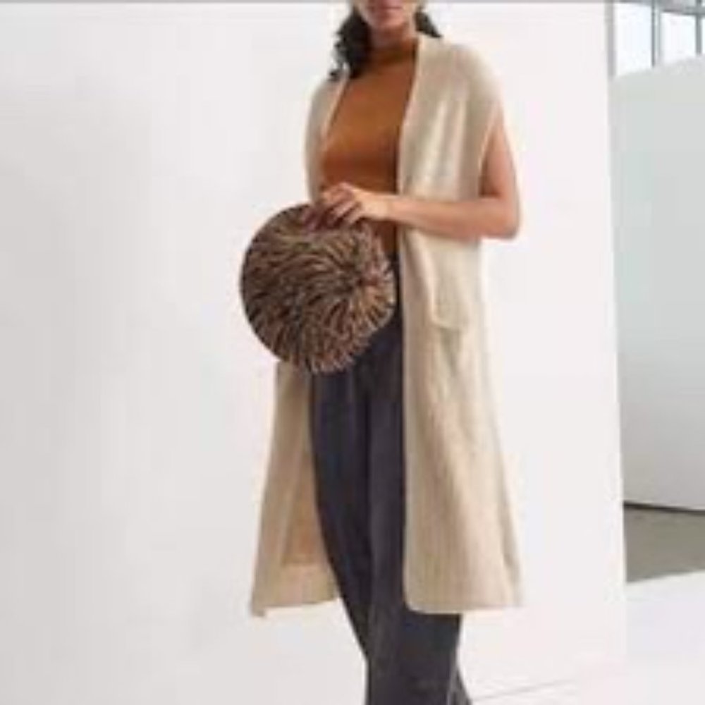 Anthropologie Long Nell Knit Duster Cardigan